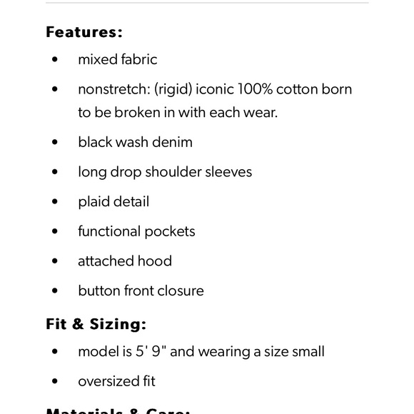 Kancan women’s plaid denim jacket - Picture 4 of 5